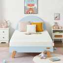 Twin Mattress, 6 Inch Green Tea Cooling Gel Memory Foam Mattress in a Box for Kids Medium Firm Twin Bed Mattress for Bunk Bed, Trundle Bed, Pressure Relief, CertiPUR-US Certified