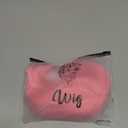 PLULON Pink Bob Wig with Heart Sunglasses and Hair Cap, Colorful Short Bob Wigs Synthetic Party Wigs Funny Cosplay Hairpieces for Women Men Daily Bachelorette Halloween Costume Party Decorations