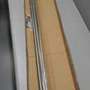 Antique Bronze Disc Curtain Rods, 84-144 Inches Window Curtain Rod,Adjustable Room Darkening Drapery Rod with Aluminum Finials and Brackets,Wrap Around Design