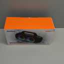 BassBloom Roar 1 Portable Bluetooth Speaker,60W Powerful Sound with Deep Bass,IPX6 Waterproof,24H Playtime,Bluetooth 5.4,RGB Party Lights,Wireless Stereo Pairing,Travel Outdoor for Camping and Beach