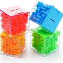 iKeelo 4 Pack Money Maze Puzzle Box - Makes Cash Gift Giving More Fun, STEM Gifts and Brain Teasers for Kids and Teens