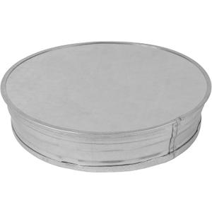 Repa Market 6 Inch Metal Tee Cap Round Metal Duct Cap - HVAC Ducting Vent Cap - Galvanized Steel Air Tight Duct End Cap Indoor and Outdoor Weatherproof Pipe Cover for Cold and Hot Air Blockage