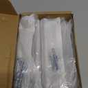 Talentedeco 10 Pack Brushed Satin Nickel Knurled Cabinet Pulls 5 Inch(128mm) Kitchen Cabinet Handles Cabinet Hardware for Drawer Pulls