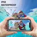SPORTLINK for iPhone XR Waterproof Phone Case, Built in Shockproof Dustproof Screen Protector, Full Body Military Rugged Cover Protective, Heavy Duty, Dropproof IP68 Underwater for iPhone XR 6.1 Black