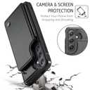 MRRSIWEI for Samsung Galaxy S25 Wallet Case with Card Holder,[Magnetic Clasp Folio Cover] with Kickstand Shockproof Women Men Case Cover for Samsung S25.Clasp Black