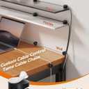 2 x 8Pack Cord Organizer JOYROOM Silicone Cable Clips [1s Side-Snap Lock] Desktop Cable Management, Adhesive Phone Charger Wire Keeper for Nightstand Office Workspaces Desk Organization Home Accessories (Black)