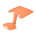 ECR4Kids The Surf Folding Portable Lap Desk, Large, Flexible Seating, Orange