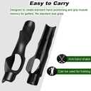 Grip Trainer Golf, Grip Aid Golf, Golf Swing Trainer, Corrects Left and Right Hand Position to Help Train Correct Hand Position,Enhance Grip Strength, Precision and Swing