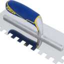 QEP Comfort Grip Stainless Steel Trowel Square-Notch 1/2" x 1/2" x 1/2"