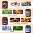 Christmas Candles 4 Pack Set,Christmas Candle Scented Gift Set,Christma Scented Candles Gift for Women, Aromatherapy Soy Candle for Home Scented, Winter Holiday Xmas Candles