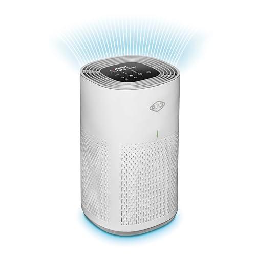Clorox Air Purifiers for Home, True HEPA Filter, Medium Rooms Up to 1,000 Sq Ft, Removes 99.9% of Mold, Viruses, Wildfire Smoke, Allergens, Pet Allergies, Dust, AUTO Mode, Whisper Quiet