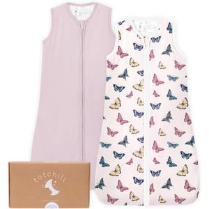 Baby Sleep Sack, 1.0 TOG Cozy Wearable Blanket, Soft Sleeping Bag with Zipper, Toddler Sleep Sack, Size: 2T-4T