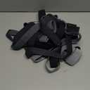 Fabric Resistance Bands for Working Out  5 Strength Levels from Extra Light to Extra Heavy  Thick Workout Bands for Legs, Glutes, HIPS, Stretching, Strength Training with Storage Bag (Long - Gray)