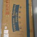 Folding Fish Cleaning Table Portable Camping Sink with Faucet Drainage Hose & Sprayer Outdoor Fillet Station Grid Rack Knife Groove for Picnic Fishing, Black