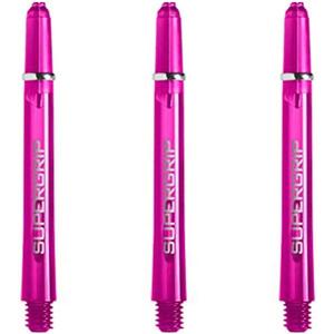 2 x Harrows Supergrip Tweenie Dart Shafts, Polycarbonate Stems, Machined Rings, Pink (3 Sets)
