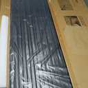Art3d 12-Pack Slat Design 3D Wall Panels for Interior Wall Decor, 2x4 FT PVC Decorative Drop Ceiling Tiles - Black, 24 x 48in.