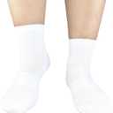 Womens Anti Odor Blister Proof Seamless Breathable Cotton Thin Quarter Crew/Ankle Daily Socks, Size 6-10 (Medium)