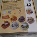 Baby Bath Toy Stackable Infant Bathtub Toys Stacking Floating Boat Train with Animal Finger Puppets Bath Toy Silicone Hand Puppet Educational Beach Toys for Babies Toddlers Party Favors