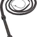 HADZAM Professional Equestrian Bull Whip for Horse Communication & Livestock Guidance - Premium Cowhide Leather Sport Whip for Equestrian Arts & Cattle Guidance