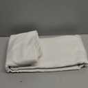 XTMYI 86 Inch Linen Curtains,2 Panels Set Semi Sheer Boho Back Tab Pleated Rod Pocket Curtain Drapes for Living Room Bedroom,Cream Ivory,40x86 in Long (Birch)