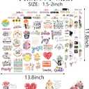 10 x 225 Pcs Small Christian Stickers for Water Bottles, Holographic Vinyl Biblical Christian Stickers for Prayer Board Journaling Laptop, Bible Study Religious Gifts for Kids, Girls, Women (Bible225)