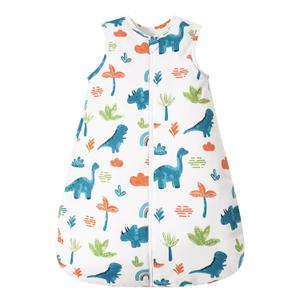 david's kids Baby Winter Sleep Sack 6-12 Months, 2.5 TOG Cotton Baby Wearable Blanket with 2-Way Zipper, Warm Sleep Sack for Unisex Boys Girls, Medium Size, Dinosaur