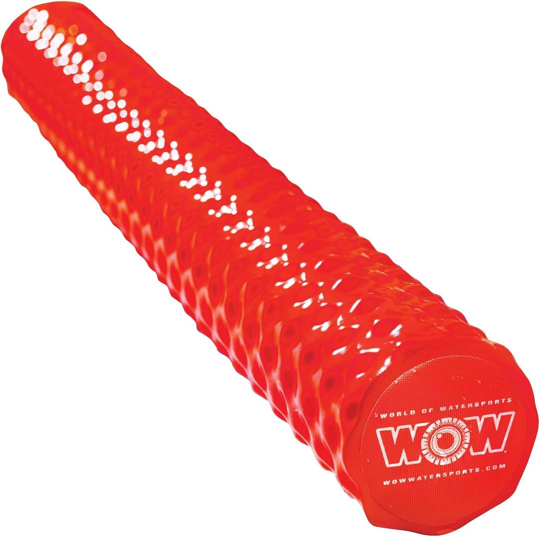 WOW World of Watersports First Class Foam Pool Noodles for Swimming and Floating, Pool Floats, Lake Floats (Red)