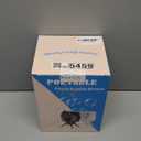 Rechargeable Bubble Machine for Kids & Parties, 38000+ Bubbles/Min, 90/180 Auto-Rotating Bubble Makers 500ML Portable Bubble Blower with 2 Speed Modes for Weddings, Birthdays, Outdoor/Indoor, White