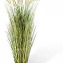 KOL Artificial 5ft Horsetail Reed Grass 59in Tall Faux Grass Plant in Pot, Indoor Outdoor Artificial Greenery for Home, Office, Wedding & Party Decor
