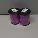 2 Pack HimBen 500 Yards 3/16" Glitter Curling Ribbon Purple, Balloon String Curly Ribbon 1 Roll for Gift Wrapping, Birthday Wedding Party Festival Decoration, Baby Shower, Art Crafts, Florist Flowers