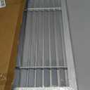Door Vents for Interior Doors Two Sided, 20 x 12 Door Louver Vent Aluminum Louvered Door Vent Silver Door Air Vent Grille for Bathroom Garage Cabinet
