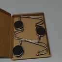 365park Christmas Stocking Holders for Mantle, 6 Pack Mantel Stocking Hangers Metal Hooks for Fireplace Christmas Xmas Party Decoration (Silver)