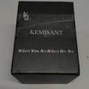 KEMISANT Men Belt 2 Pack, Leather Ratchet Belt Easy Click Slide For Men 1 3/8",Cut for Fit(Black/Deep Brown, 42"-48" Waist Adjustable)