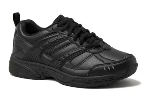 HI-TEC Resist SR Runner Mesh Black Non Slip Work Shoes for Men, Size 10.5X