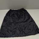 Vanity Fair Women's Anti-Static Nylon Half Slip for Under Dresses, Size 3XL (22 Inch - Single Slit - Black)