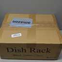 SNTD Large Dish Drying Rack - Expandable (19.3" to 29.4") Dish Rack for Kitchen Counter, Stainless Steel Dish Drainer with Utensil Holder, Pan Holder & Pot Lid Holder, Black