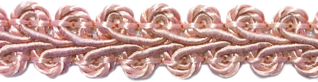 BEL AVENIR Braid Trim 1/2 inch 13.6 Yards French Gimp Basic Sewing Polyester DIY Crafts Costume Home Decorative (Pink)