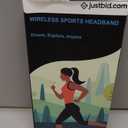 ink-topoint Sleep Headphones Bluetooth 5.4 Headband, 2 in 1 Sleep Mask with Bluetooth Headphones, Wireless Headband Earphones with Ultra-Thin HD Stereo Speaker, Music Headband for Workout Running Yoga (Black)