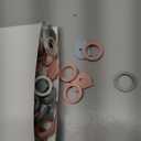 Blulu 80 Pieces 1Inch Colored Key Covers Caps Tags Covers Set Plastic Key Color Identifier Rings Toppers(Morandi Color)