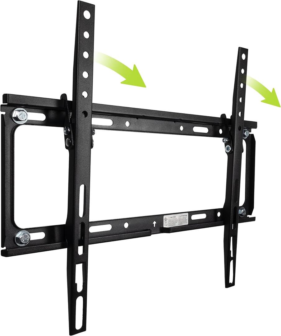 Philips Titlt TV Monitor Wall Mount Bracket for Most 30-80 Inch LED LCD OLED HDTV Flat Curved Screen TVs and Monitors with Max VESA 400x400mm up to 100lbs, Lockable Safety Bar, SQM7442/27