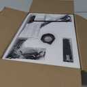 UpgradedBlack Arc Floor Lamps for Living Room - Dimmable Arched Floor Lamp with Remote Control & 2700-6000K 9W LED Bulb Included, Modern Arch Standing lamp, Industrial Tall Lamp for Bedroom Reading