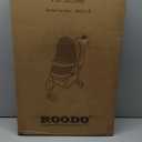 ROODO Escort 3 Wheel Dog Cat Pet Stroller for Small/Medium Dogs Cats Best Lightweight Foldable Portable Compact Jogger All Terrain Travel Pet Gear System Puppy Doggie Bunny Kitty Stroller(Grey) (33x37 Inch (Pack of 1)