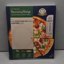 Pizza Pan - 14 Inch Nonstick Pizza Pan for Oven with Widen Handles for Cooking, Baking, and Grilling - Durable, Even Heating, Long-Lasting Kitchen Cookware (2, Golden)