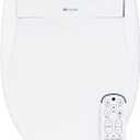 Brondell Bidet Toilet Seat S1400, Smart Toilet Seat, Dual Stainless-Steel, Self-Cleaning Nozzle With Clean Plus Technology, Endless Warm Water Bidet, Warm Air Dryer-Nightlight, Heated Seat, Elongated