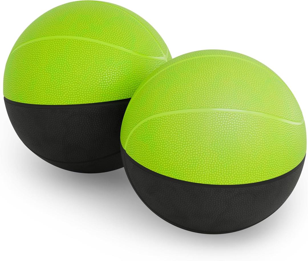 BAMMAX Mini Basketball for Mini Hoop | Indoor or Inside and Silent Play for Nerf Hoop | 4-inch for Kids & Toddlers | Soft Foam Basketball Indoor Game (Pack of 2).