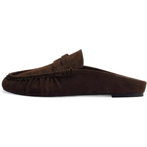 Penny Loafers for Women Comfortable Slip on Suede Loafers Mules Womens Closed Toe Loafer Slides Shoes (6)