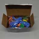 Sumind 2 Pcs Foam Disc Shooter Disc Launcher Zip Shot Shooter Blasters for Birthday Gifts Family Gatherings Games Outside Yard Activities (Red,Blue)