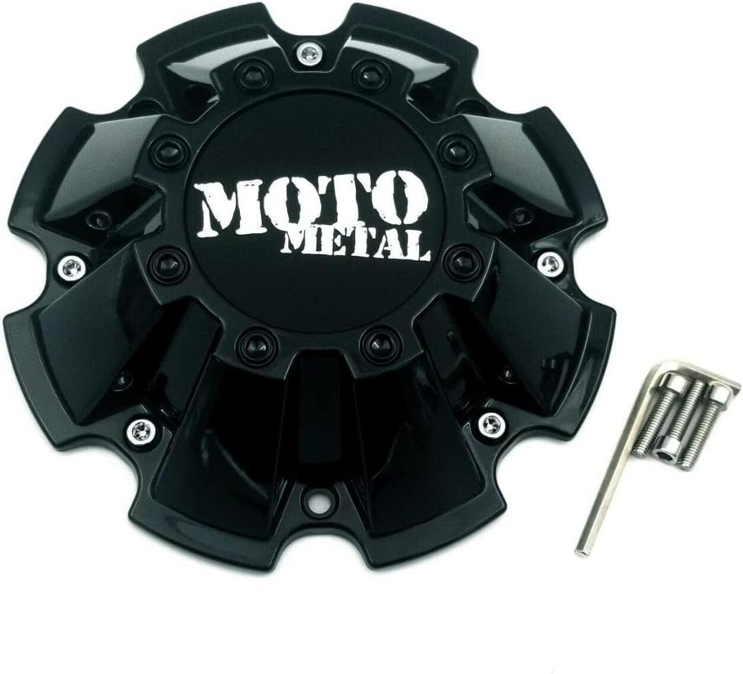 Moto Metal M793BK01 Single Black Wheel Center Cap