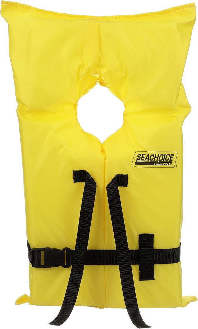 Seachoice Life Vest, Type II, Youth (50-90 lbs.), Yellow