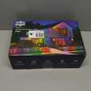 MIMIRGB Permanent Outdoor Lights Pro,150ft with 90 LED RGB IC Smart Eave Light for Outdoor Decorations,IP67 Waterproof with Remote/App Control,DIY LED Scenes Modes for House Roof Decor, Black